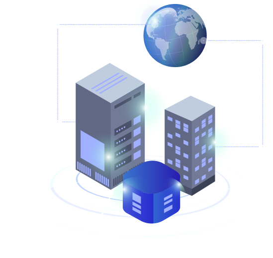 Digital infrastructure illustration